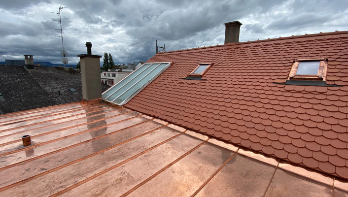 Energetische Dachsanierung Denkmalschutz_Hebelstrasse, Basel